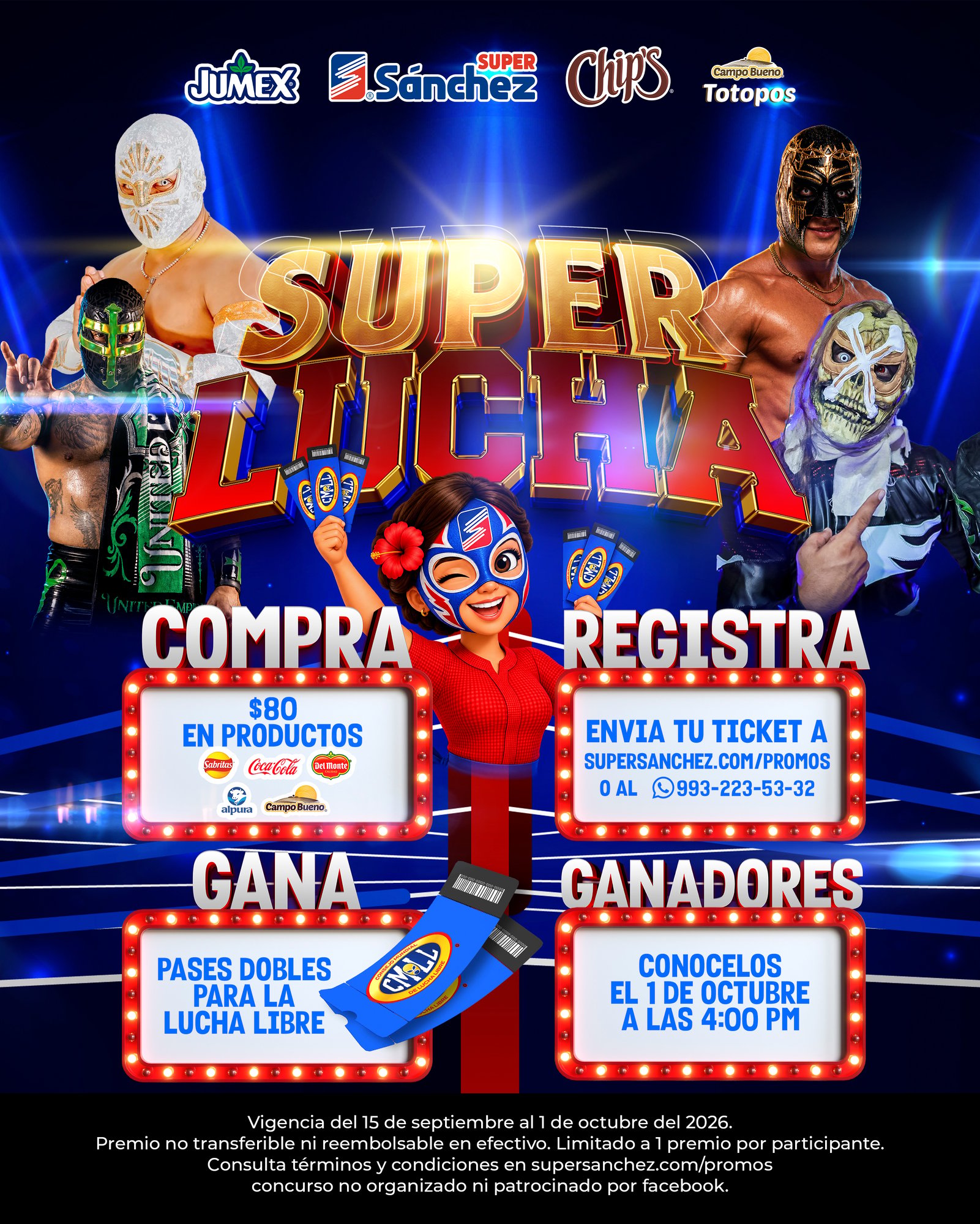 LUCHA LIBRE COMPRA Y GANA